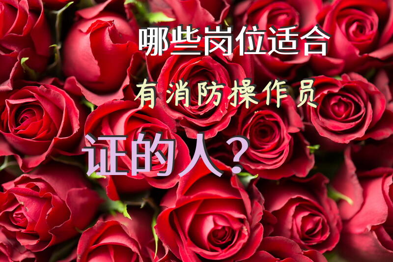 哪些岗位适合有消防操作员证的人？