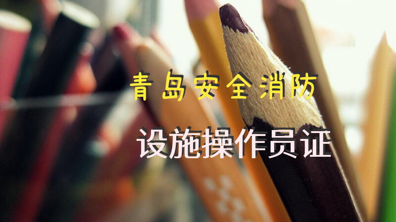 青岛安全消防设施操作员证