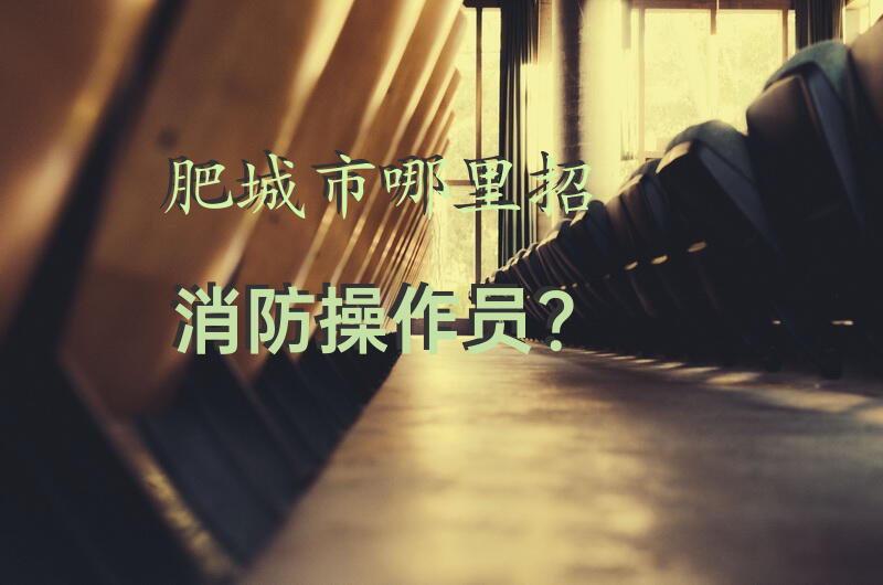 肥城市哪里招消防操作员？